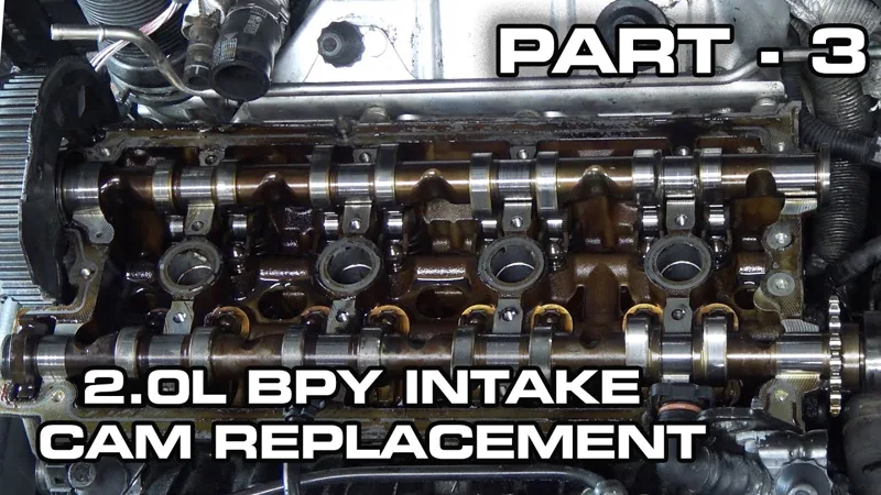 GoTech video: Part 3 - VW 2.0L Turbo BPY Intake Camshaft Replacement - P2293