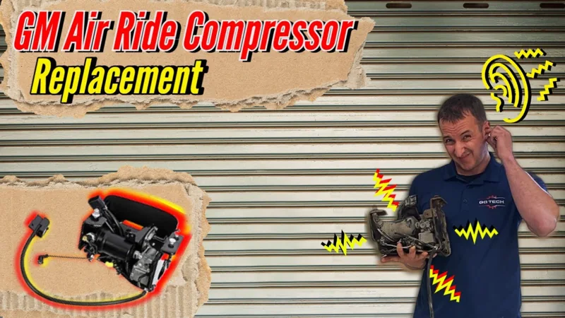 GoTech video: Noisy GM Air Ride Suspension Compressor Replacement