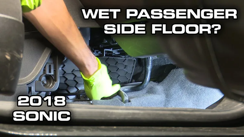 GoTech video: How To Fix A Wet Passenger Side Floor - Quick & Easy - 2018 Chevy Sonic